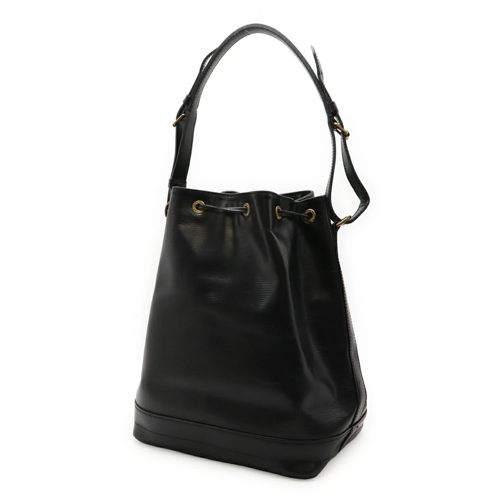 LOUIS VUITTON Epi Noe Shoulder Bag Hobo Semi Shoulder Drawstring Noir Black - Picture 2 of 8